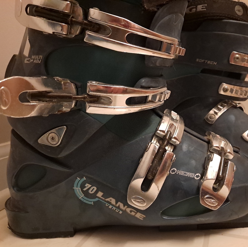 Langé women's ski boots, blue, size 24.5